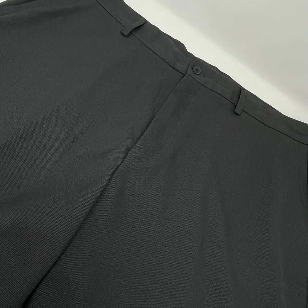 Greg Norman Everbest Shorts Mens‎ 38 Gray Mini Grid Checkered Stretch Golf Chino
